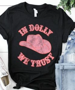 J+j Retro Dolly Pink Hat Black Tee