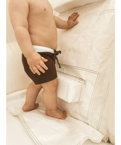 Joss + J Coco Brown Euro Shorts Swim Trunks