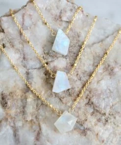 Mesa Blue Necklaces Moonstone Freeform Necklace