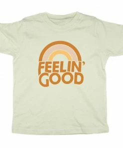 Salty Little Bums Graphic Tees Feelin' Good Cream Tee