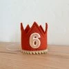 Cutest Little Party Party Time # 6 Copper Felt + Toast Pom Trim + Toast/white Crown
