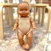 Dolls + Plushies Camel Ribbed Minikane Romper