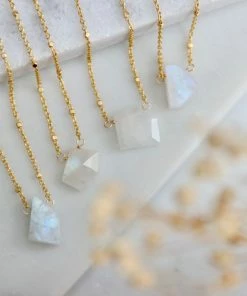 Mesa Blue Necklaces Moonstone Freeform Necklace