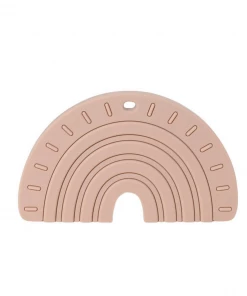 Pretty Please Teethers Toys Mahogany Rose Rainbow + Rays Teether Toy