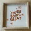 Emrose You’re Doing Great Wooden Sign Decor