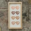 Emrose Heart Shaped Sunglasses Retro Sign Decor