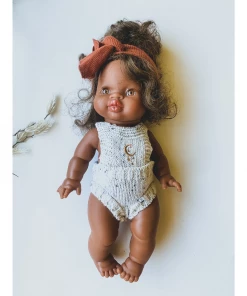 Moon + Star Knit Romper Minikane Doll Clothing