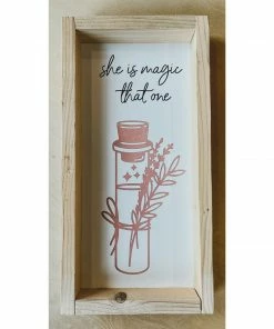 Emrose She Is Magic Wooden Sign Decor