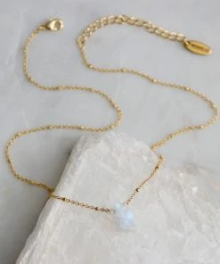 Mesa Blue Necklaces Moonstone Freeform Necklace