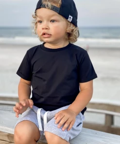 Little Bipsy Black Basic Tee Tops