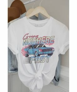 J+j Going Nowhere Fast White Tee