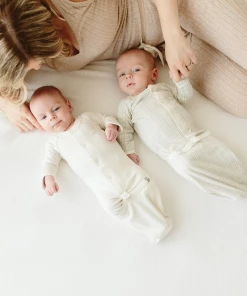 Goumi Kids Preemie + Newborn Cloud Bamboo Organic Gown 16 Goumi Kids Preemie + Newborn Cloud Bamboo Organic Gown