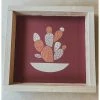 Emrose Plum Cactus Sign Decor