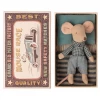 Maileg Little Brother Mouse In A Matchbox Toy Dolls + Plushies 2 Maileg Little Brother Mouse In A Matchbox Toy Dolls + Plushies