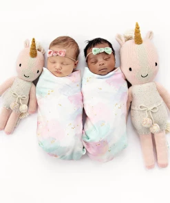 Cuddle And Kind Ella The Unicorn Knit Handcrafted Little Doll Dolls + Plushies