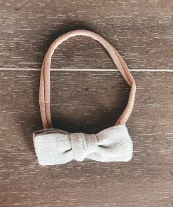 Mae + Skye Headwear Hazel Wood Petite Bow Headband