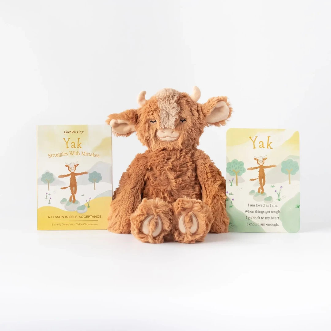 Slumberkins Yak Ginger Kin - Self Acceptance Collection 3 Slumberkins Yak Ginger Kin - Self Acceptance Collection