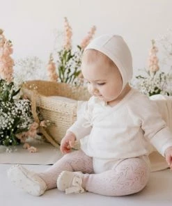 Jamie Kay Pillow Scallop Weave Tights Footwear