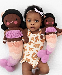 Cuddle And Kind Maya The Mermaid Knit Handcrafted Regular Doll Dolls + Plushies