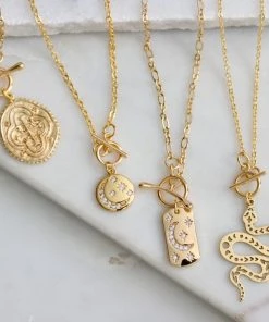 Mesa Blue Moon + Star Toggle Necklace