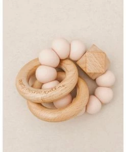 Pretty Please Teethers Mahogany Rose Sawyer Xl Teething Ring Rattle Toy Toys