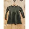 Black Sheep Dresses Forest Green Ribbed Textured Dress