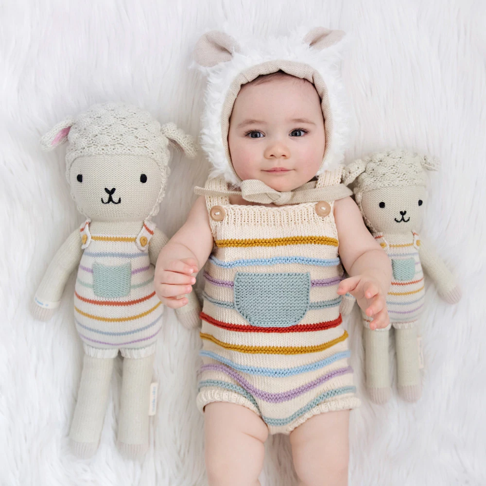 Cuddle And Kind Avery The Lamb Knit Handcrafted Regular Doll 3 Cuddle And Kind Avery The Lamb Knit Handcrafted Regular Doll