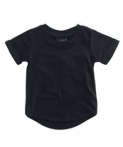 Little Bipsy Black Basic Tee Tops