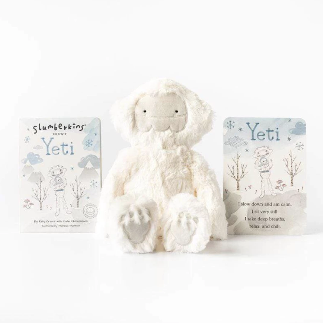 Slumberkins Alpine Yeti Kin - Mindfulness Collection Books + Puzzles 3 Slumberkins Alpine Yeti Kin - Mindfulness Collection Books + Puzzles