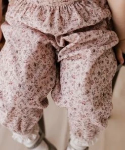 Jamie Kay Amelie Floral Organic Cotton Pincord Ruby Romper Overalls + Rompers