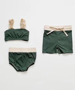 Orcas Lucille Deep Sea Strap Bandeau Bikini Set Swim 9 Orcas Lucille Deep Sea Strap Bandeau Bikini Set Swim