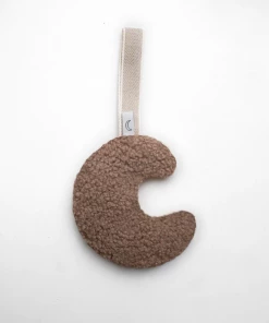 Dappermaenjte Dark Brown Plush Moon Lovey