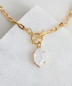 Mesa Blue Opalite Toggle Necklace