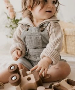 Jamie Kay Overalls + Rompers Dusted Olive Chase Cord Overalls