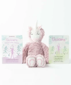 Slumberkins Unicorn Rose Kin - Authenticity Collection