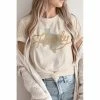J+j Graphic Tees Howdy Texas Rope Cream Tee