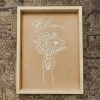 Emrose Bloom Floral Bouquet Taupe Sign Decor