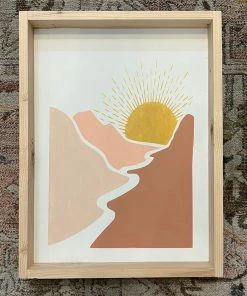 Emrose Mountain Scape + Sun Sign