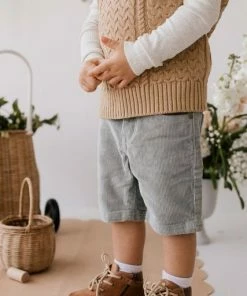 Jamie Kay Dusted Olive Jude Cord Shorts