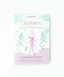 Slumberkins Unicorn Rose Kin - Authenticity Collection