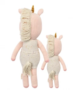 Cuddle And Kind Dolls + Plushies Ella The Unicorn Knit Handcrafted Regular Doll