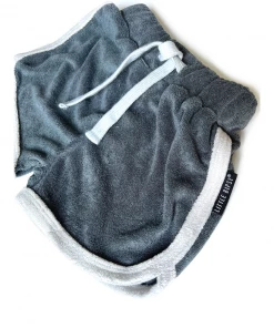 Little Bipsy Bottoms Slate Blue Terry Track Shorts