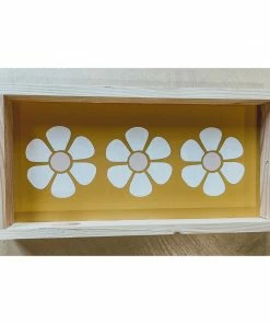 Emrose Daisies Mustard Yellow Sign