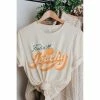 J+j Feelin’ Peachy Cream Tee Graphic Tees