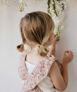 Jamie Kay Amelie Floral Organic Cotton Pincord Ruby Romper Overalls + Rompers