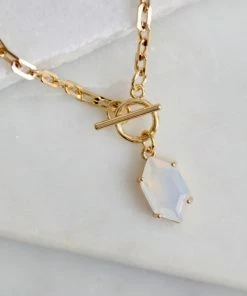 Mesa Blue Opalite Toggle Necklace