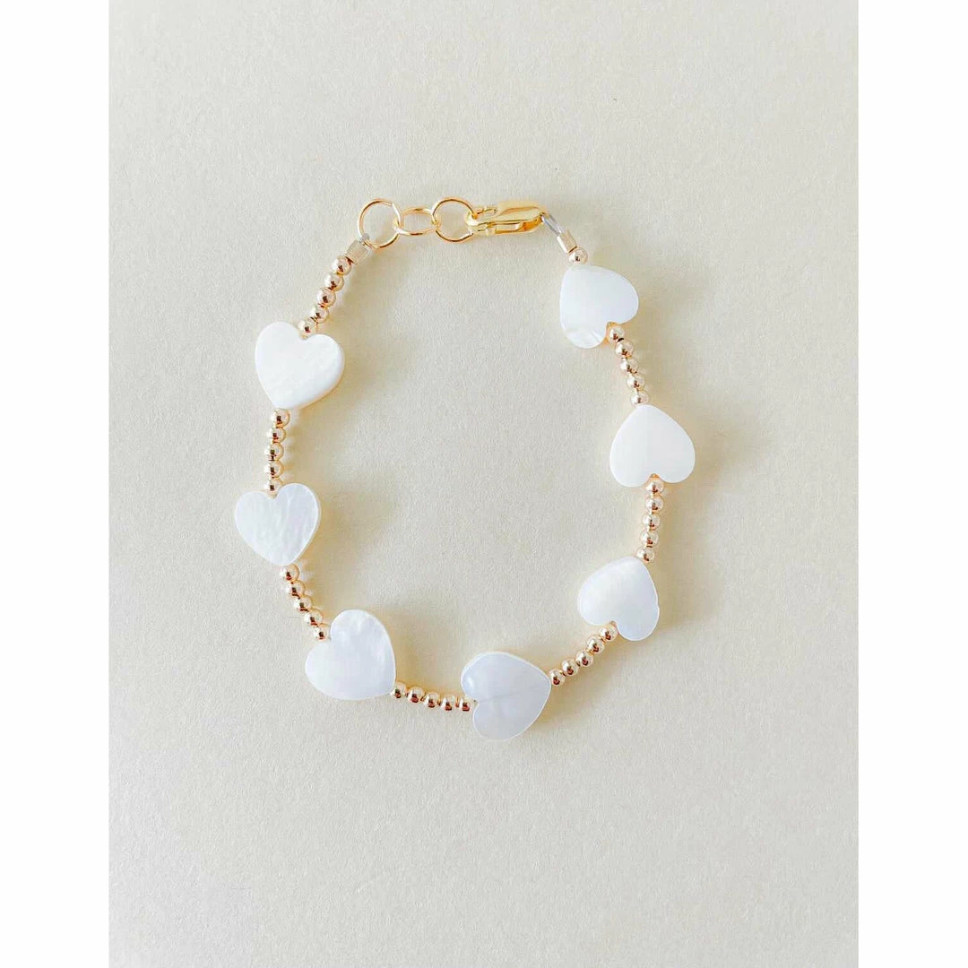 Little Lunds Co Jewelry Love Heart + Gold Bracelet 3 Little Lunds Co Jewelry Love Heart + Gold Bracelet