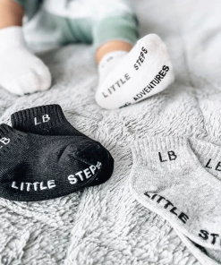 Little Bipsy Black 3 Pack Socks Footwear