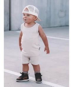 Little Bipsy Shell Ribbed Biker Shorts