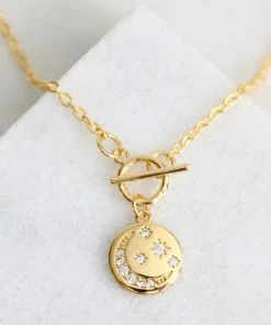 Mesa Blue Moon + Star Toggle Necklace